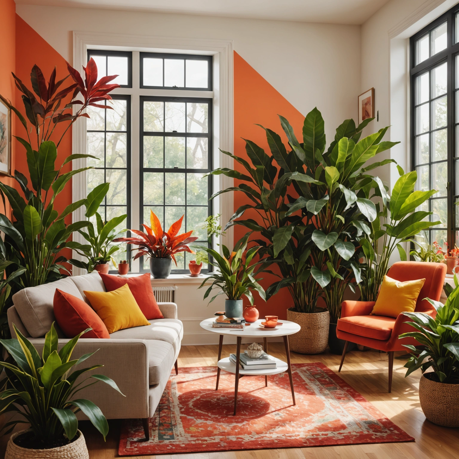 Откройте для себя красоту и практичность сада с комнатными цветами с красными листьями